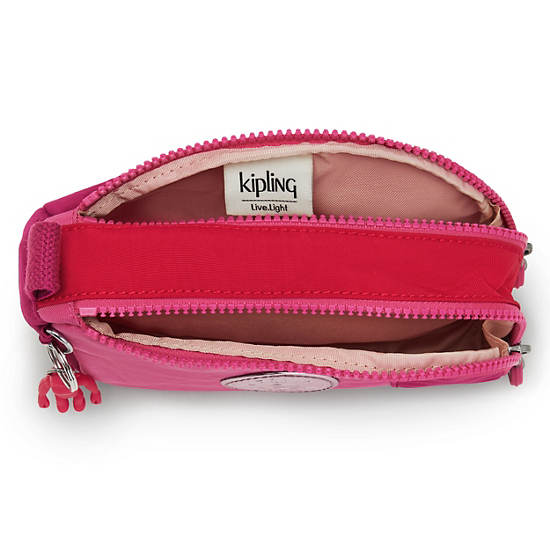Sacs Kipling Tibby Classiche Pouch Rose | FR 1302CT